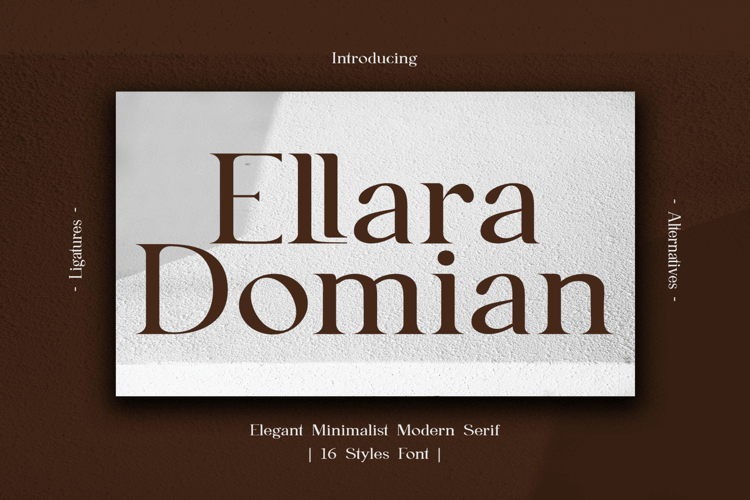 Ellara Domian Font