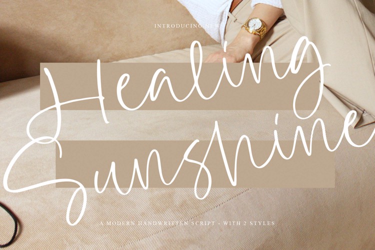 Preview of Healing Sunshine Font