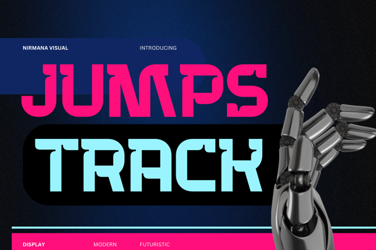 Jumps Track - Version Font