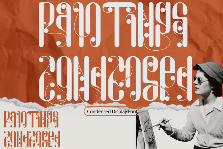 Paintings Condensed Font
