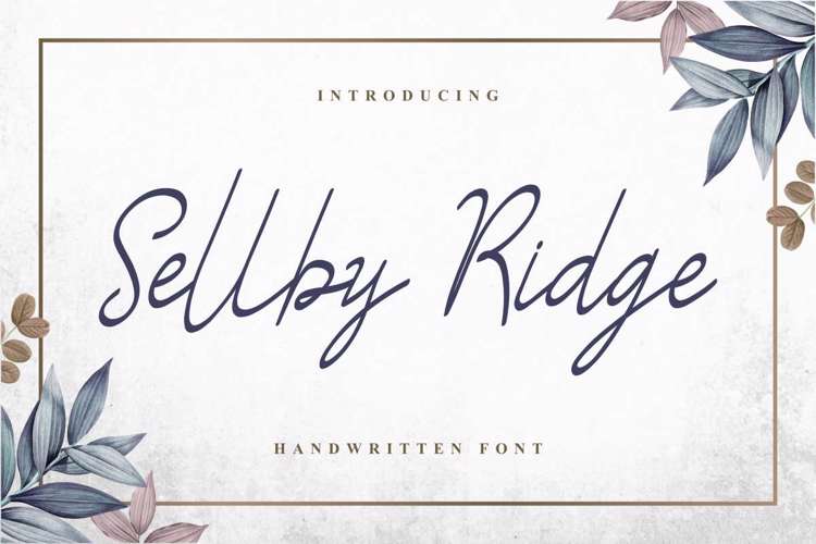 Sellby Ridge Font