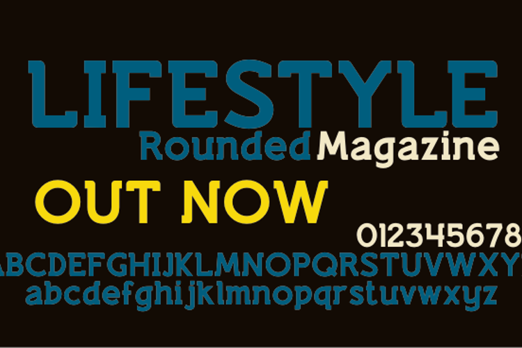 Lifestyle Rounded M54 Font