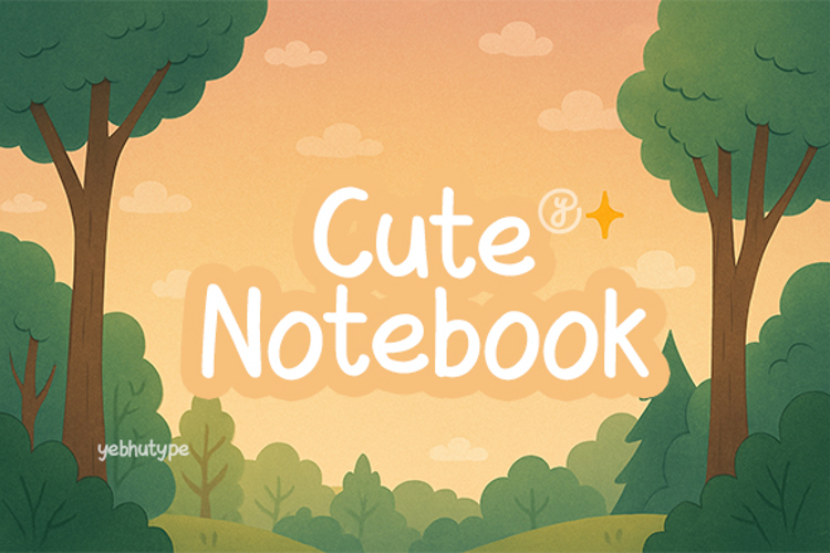 Cute Notebook Font