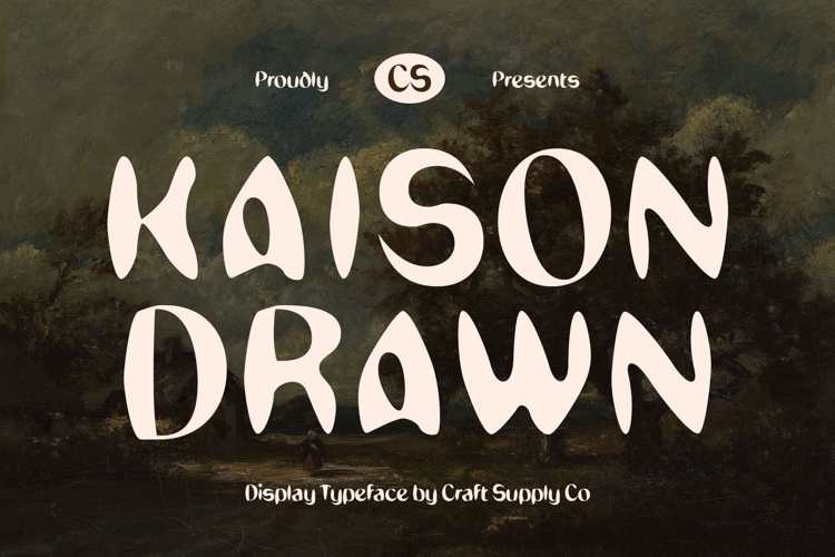 Preview of CS Kaison Drawn Font