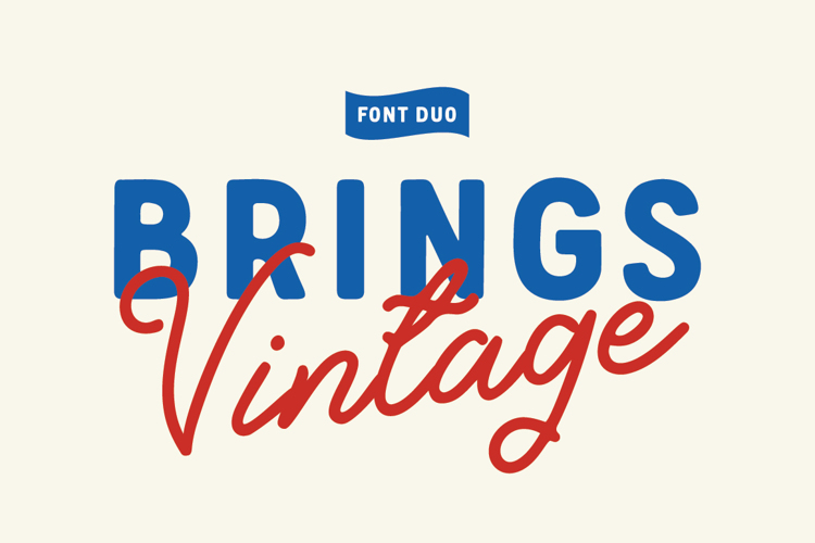 Preview of Brings Vintage Sans Font