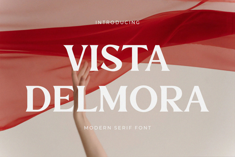 Preview of Vista Delmora Font