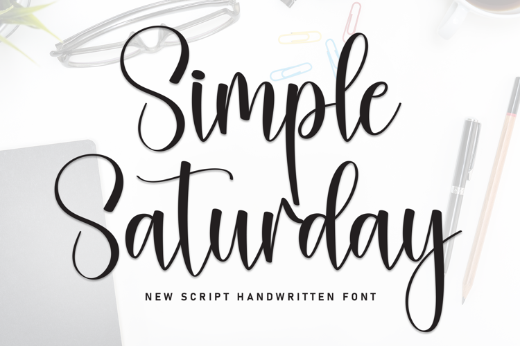 Preview of Simple Saturday Font