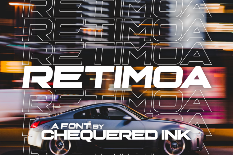 Preview of Retimoa Font