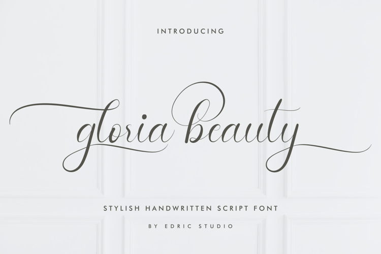 Gloria Beauty Font