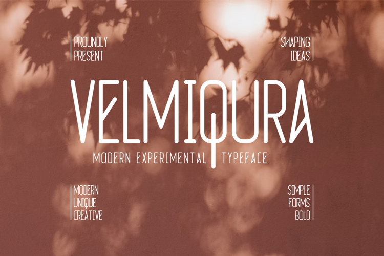 Preview of Velmiqura Font