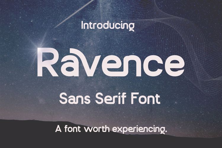Preview of Ravence Font