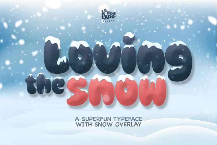 Loving Snow Font