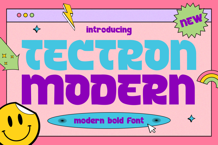 Preview of Tectron Modern Font