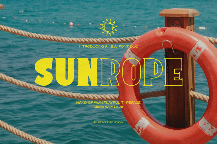 Preview of Sunrope Font