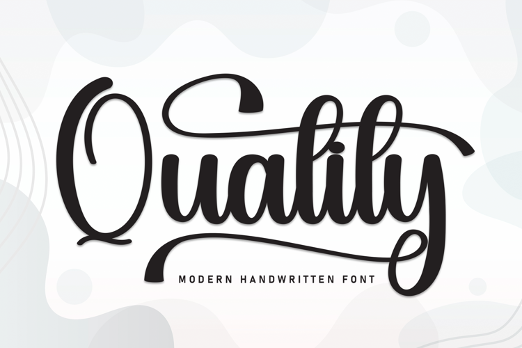 Preview of Quality Font