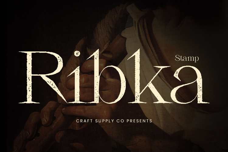 Ribka Stamp Font