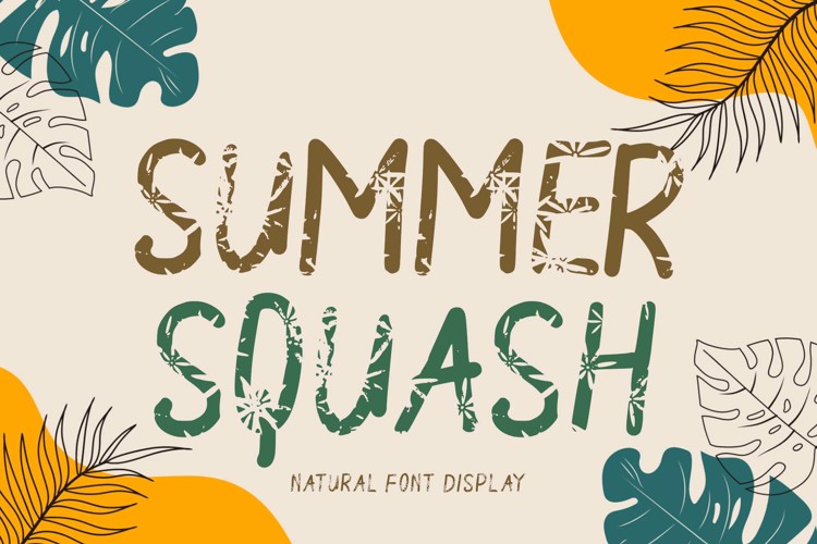 Summer Squash Font