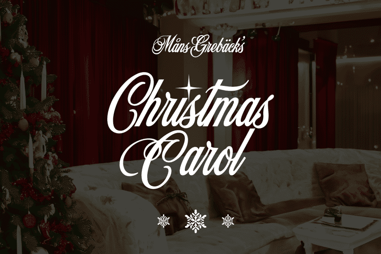Christmas Carol Symbols Font