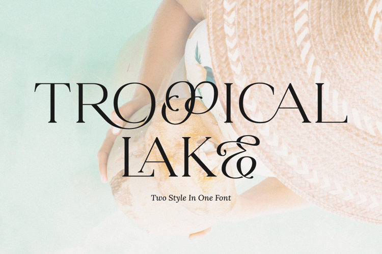 Tropical Lake Font