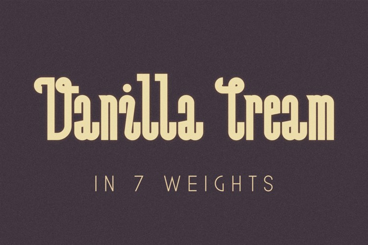 Vanilla Cream Regular Font