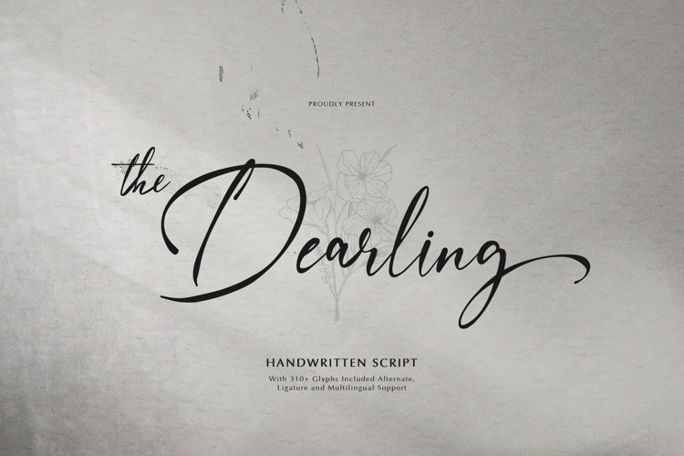Preview of The Dearling Font