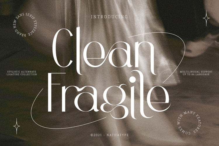Clean Fragile Font