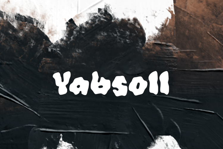 Preview of y Yabsoll Font