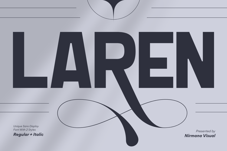Preview of Laren Modern Font