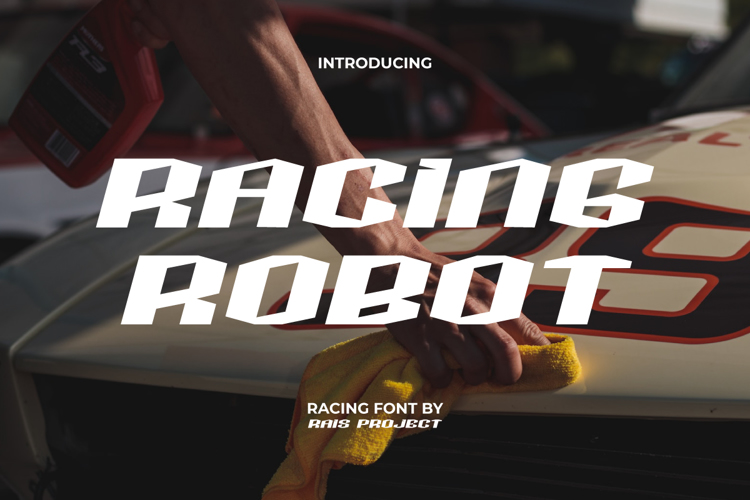 Racing Robot Font