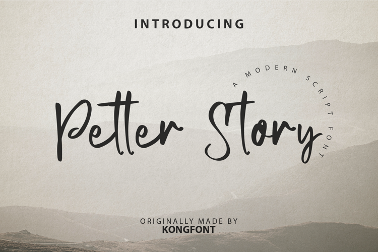 Petter story Font