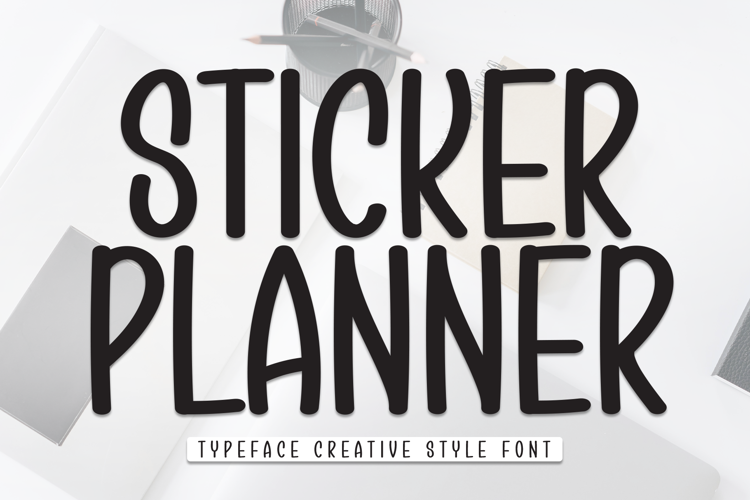 Preview of Sticker Planner Font