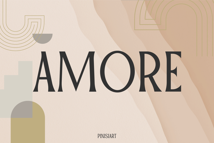 Preview of AMORE Font