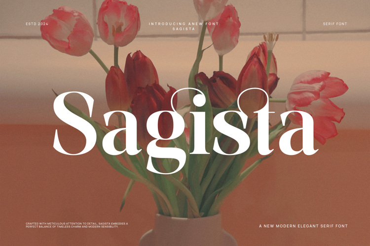 Preview of Sagista Font