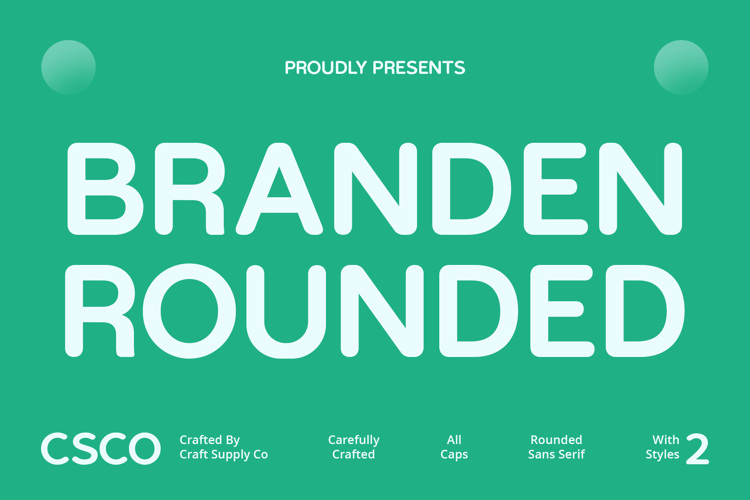 Branden Rounded Font