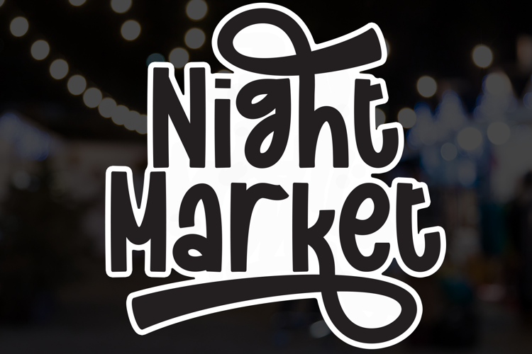 Preview of Night Market Font