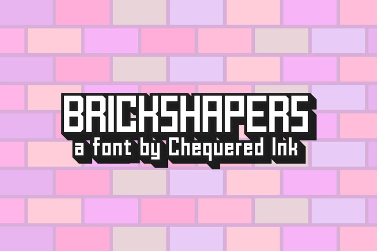 Brick Shapers Font