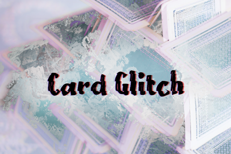 c Card Glitch Font