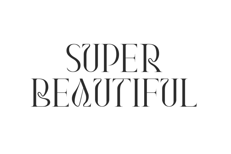 Super Beautiful Font