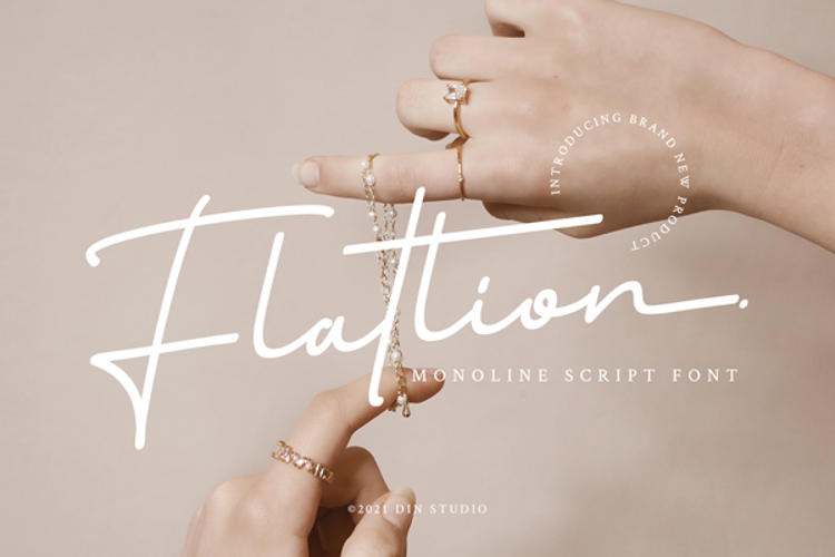 Flatlion Font