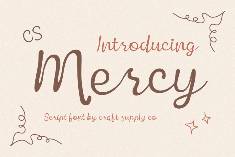 Preview of CS Mercy Font