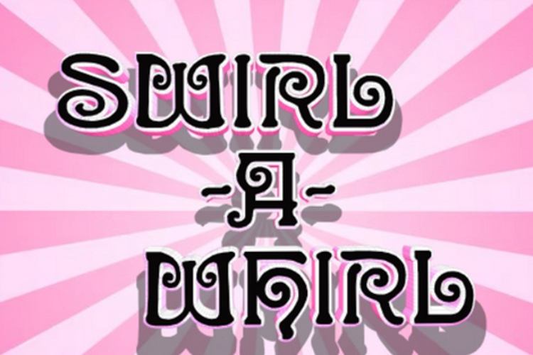 Preview of Swirl-a-Whirl Font