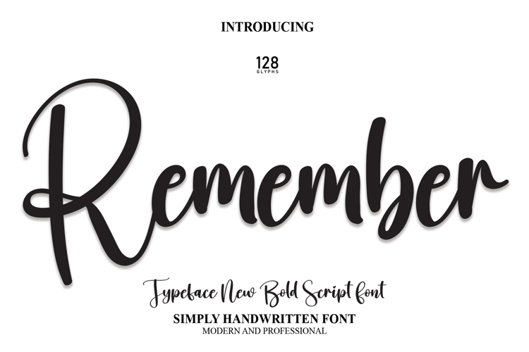 Remember Font