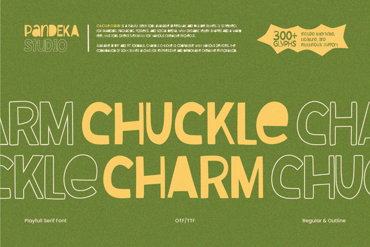 Preview of Chuckle Charm Font
