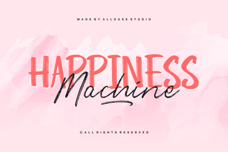 Happiness Machine Font