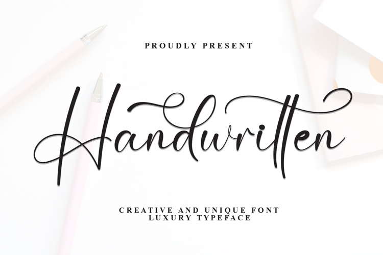 Preview of Handwritten Font