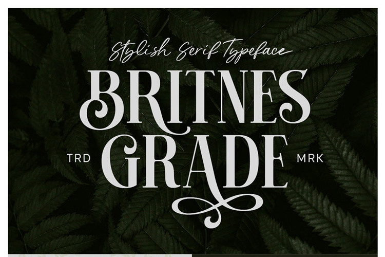 Britnes Grade Font