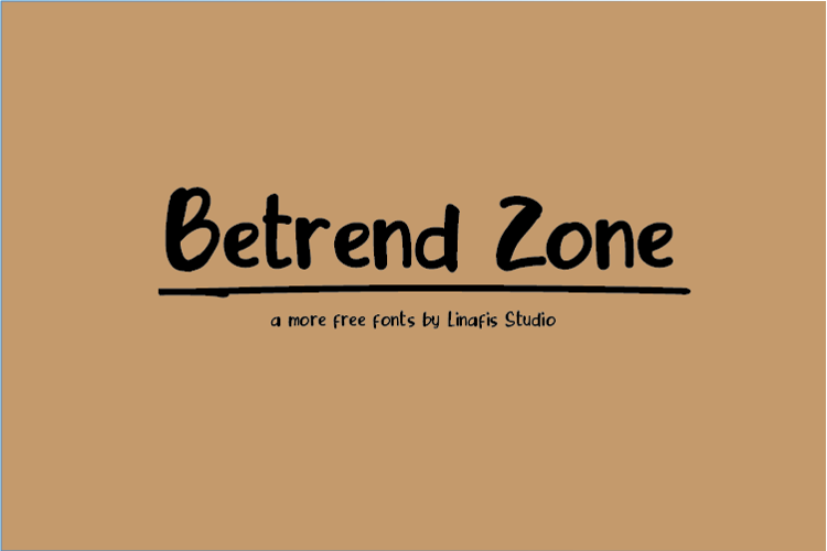Betrend Zone Font