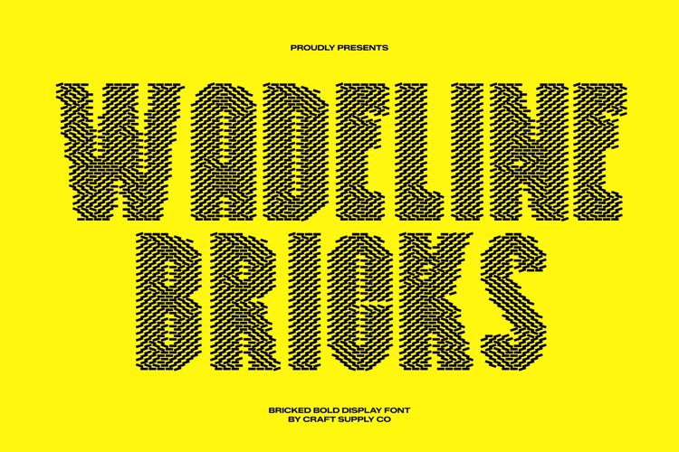 Preview of Wadeline Bricks Font