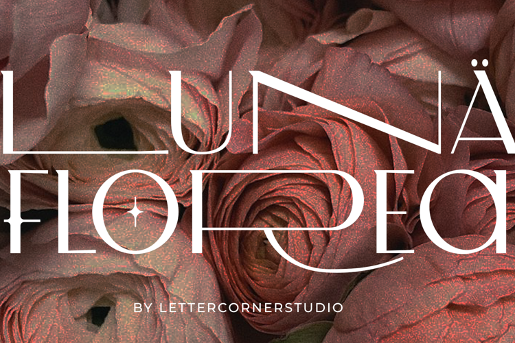 Preview of Luna Florea Font