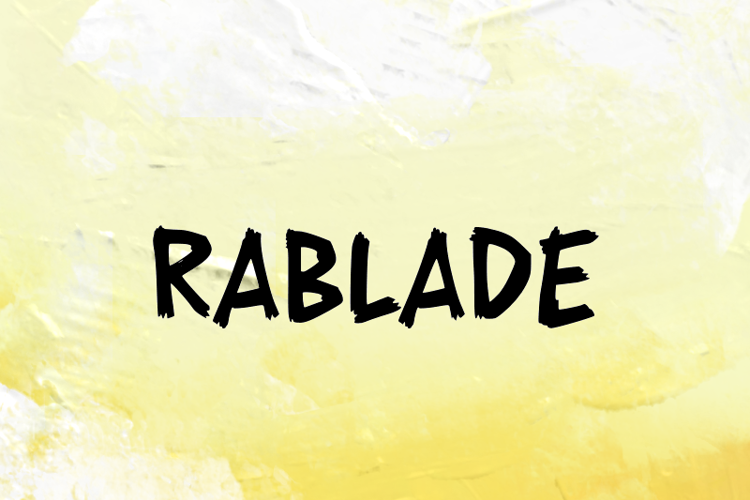 Rablade Font